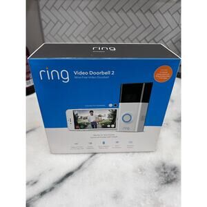 Ring Video Doorbell 2 HD 1080p WiFi Smart Security Camera w/ Battery & Faceplate
